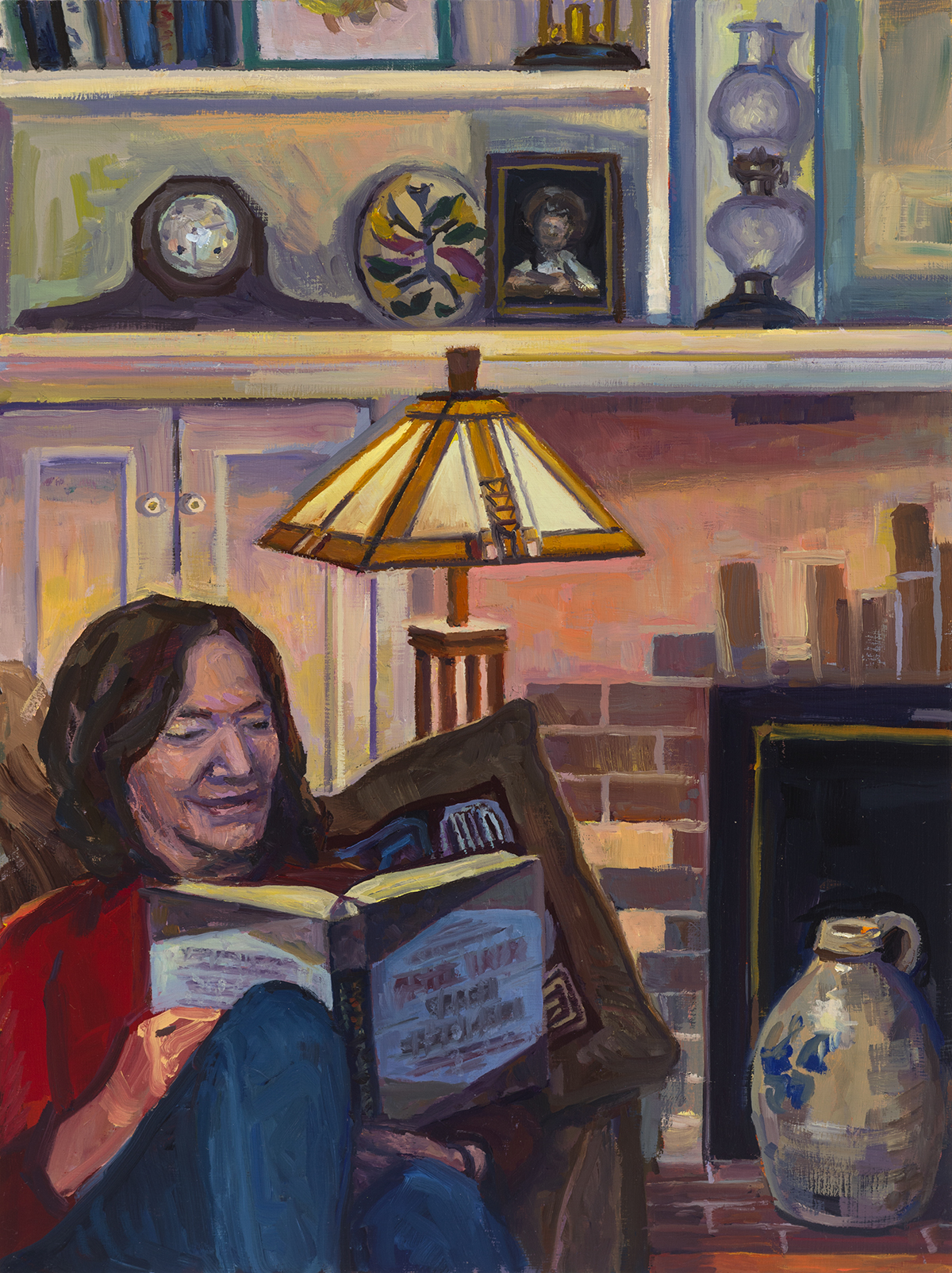Friend, oil on wood, 12 in x 9 in December 2022
